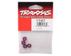 Image 2 for Traxxas 4mm Aluminum Flanged Serrated Nuts (Pink) (4)