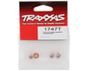 Image 2 for Traxxas 4mm Aluminum Flanged Serrated Nuts (Orange) (4)