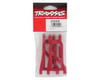 Image 2 for Traxxas HD Cold Weather Rear Suspension Arm Set (Red)
