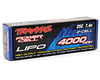 Image 2 for Traxxas 2S "Power Cell" 25C Li-Poly Battery w/Traxxas Connector (7.4V/4000mAh)
