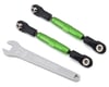 Image 1 for Traxxas Aluminum 39mm Camber Link Turnbuckle (Green) (2)