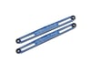 Image 1 for Traxxas Hold Downs, Battery (Blue-Anodized) (2)/ Adhesive Foam Battery Pads/ Shoulder Screws (2)/Battery