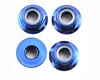 Image 1 for Traxxas Nuts, 5mm flanged nylon locking (aluminum, blue-anodized) (4)