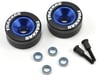 Image 1 for Traxxas Aluminum Wheelie Bar Wheel Set w/Rubber Tires (Blue) (2)