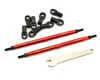 Image 1 for Traxxas Aluminum Toe Link Tubes 128mm (Red) (2)