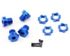 Image 1 for Traxxas 17mm Splined Wheel Hub Set (Blue) (4)