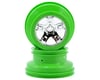 Image 1 for Traxxas SCT Beadlock Wheels (Chrome/Green) (2)