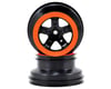 Image 1 for Traxxas 2.2/3.0 Dual Profile SCT Front Wheel (2) (Black/Orange)
