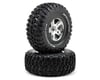 Image 1 for Traxxas BFGoodrich KM2 Tire w/SCT Front Wheel (2) (Satin Chrome)