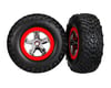 Image 2 for Traxxas Tires/Wheels Assembled Glued SCT Chrome Wheels