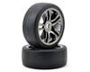 Image 1 for Traxxas Front Tire & Wheel Set (2) (Black Chrome) (S1)