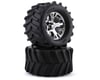 Image 1 for Traxxas Maxx 2.8" Pre-Mounted Tires w/All-Star Wheels (2) (Chrome)