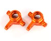 Image 1 for Traxxas Aluminum Steering Block Set (Orange) (2)