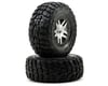 Image 1 for Traxxas Kumho Venture MT Rear Tires (2) (Satin Chrome) (S1)