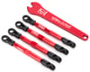Image 1 for Traxxas Aluminum Toe Links (Red) (4) (Front/Rear)