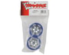 Image 2 for Traxxas 2.2" Geode Beadlock Style Wheels w/12mm Hex (2) (Chrome/Blue)