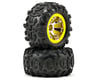 Image 1 for Traxxas Pre-Mounted Canyon AT Tires w/Geode Beadlock Style Wheels (2) (Chrome/Yellow)