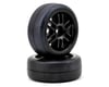Image 1 for Traxxas 12mm Hex Pre-Mounted 1/16 Gymkhana Slick Tires (2) (Black)
