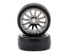 Image 1 for Traxxas LaTrax Pre-Mounted Slick Tires & 12-Spoke Wheels (Black Chrome) (2)