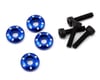 Image 1 for Traxxas LaTrax Aluminum Wheel Nut Washer (Blue) (4)