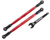 Image 1 for Traxxas X-Maxx WideMaxx Aluminum Front Toe Links (Red) (2)
