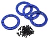 Image 1 for Traxxas Aluminum 1.9" Beadlock Rings (Blue) (4)