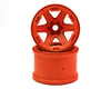Image 1 for Traxxas 17mm Splined Hex 3.8" Monster Truck Wheels (Orange) (2)