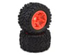 Image 1 for Traxxas Talon EXT Tires 3.8" Pre-Mounted Monster Truck Tires (2) (Orange)