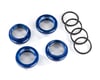 Image 1 for Traxxas GT-Maxx Aluminum Spring Retainer (Blue) (4)