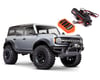 Image 1 for Traxxas TRX-4 2021 Ford Bronco 1/10 Crawler Truck w/FREE WINCH! (Iconic Silver)
