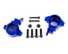 Traxxas Sledge Aluminum Steering Blocks Left & Right (Blue) (2)