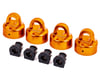 Image 1 for Traxxas Sledge Aluminum Gt-Maxx Shock Caps (Orange) (4)