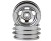 Image 1 for Traxxas TRX-4MT 1.0" Monster Truck Wheels (Satin Chrome)