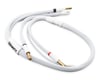 Image 1 for Trinity 2S Pro Charge Cables w/5mm Bullet Connector (White)