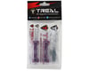 Image 3 for Treal Hobby Losi LMT Aluminum Front & Rear Cross Brace Set (Purple)