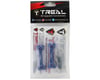 Image 3 for Treal Hobby Losi LMT Aluminum Front & Rear Cross Brace Set (Blue)