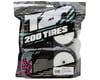 Image 4 for TZO Tires 202 1/8 Buggy Pre-Glued Tire Set (White) (4) (Super Clay)