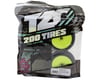 Image 4 for TZO Tires 401 1/8 Buggy Pre-Glued Tire Set (Yellow) (4) (Ultra Clay)