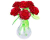 Image 2 for University Games Corp Roses in a Vase 3D Crystal Puzzle (Red)