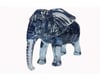 Image 1 for University Games Corp Bepuzzled 30978 3D Crystal Puzzle - Elephant: 40 Pcs