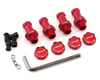 Image 1 for UpGrade RC Aluminum 17mm Hex Conversion for Traxxas® Stampede® 4X4 (Red) -