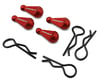 Related: UpGrade RC 1/8 Body Clips with Aluminum Pull Handles (Red) (4)