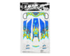 Image 2 for UpGrade RC "Hyper Drips" Team Losi 8ight 2.0 Graphic Kit (Blue - Stock Body)
