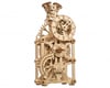 Image 2 for UGears Engine Clock Wooden Mechanical Model Kit