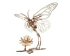 Image 1 for UGears Butterfly & Flower Mechanical Wooden 3D Model