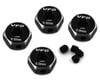 V-Force Designs Team Associated 12mm Hex Adapters (Black) (4) (6mm)