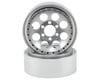 Image 1 for Vanquish Products 8-Hole 1.9  Beadlock Crawler Wheels 2-Silver/Black