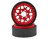 Vanquish Products KMC XD127 Bully 1.9 Beadlock Crawler Wheels (Red) (2)