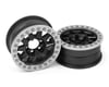 Image 1 for Vanquish Products Method 101 V2 1.9" Beadlock Crawler Wheels (Black/Silver) (2)