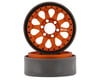 Image 1 for Vanquish Products Method 101 V2 1.9" Beadlock Crawler Wheels (Orange/Black) (2)